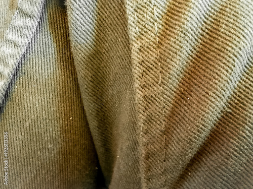 Background texture, pattern. This is a photograph of textured fabric, light brown
