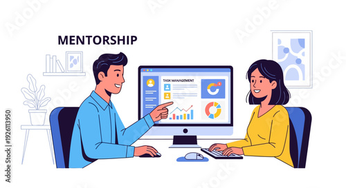 Positive Workplace Mentorship Computer Training