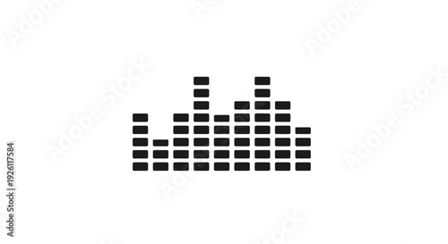 Black pixelated graph on white background with multiple peaks.
