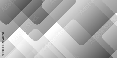 Gray overlap technology tech grid triangle business digital curve poster and banner web creative origami square rectangle template background.