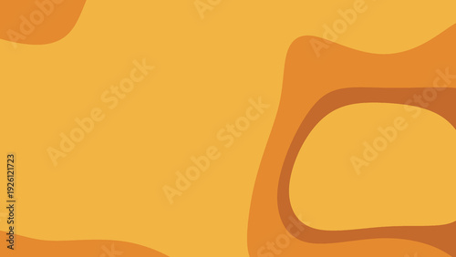 Minimal Golden Organic Shapes Background for Luxury Branding, Modern Presentation Slides, Elegant Web Banner Design, and Creative Poster Layout