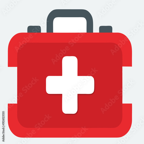 logo design  vector icon illustration first aid kit medical cross