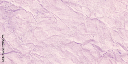 Crumpled pink paper texture background paper for interior and exterior decoration.