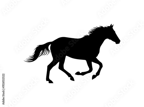 Running Horse Silhouette