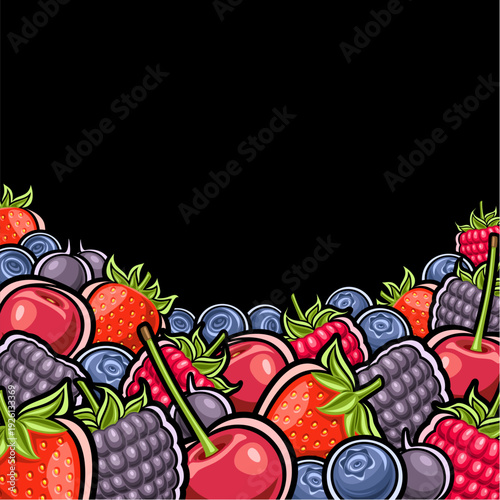 Vector illustration of Berries
