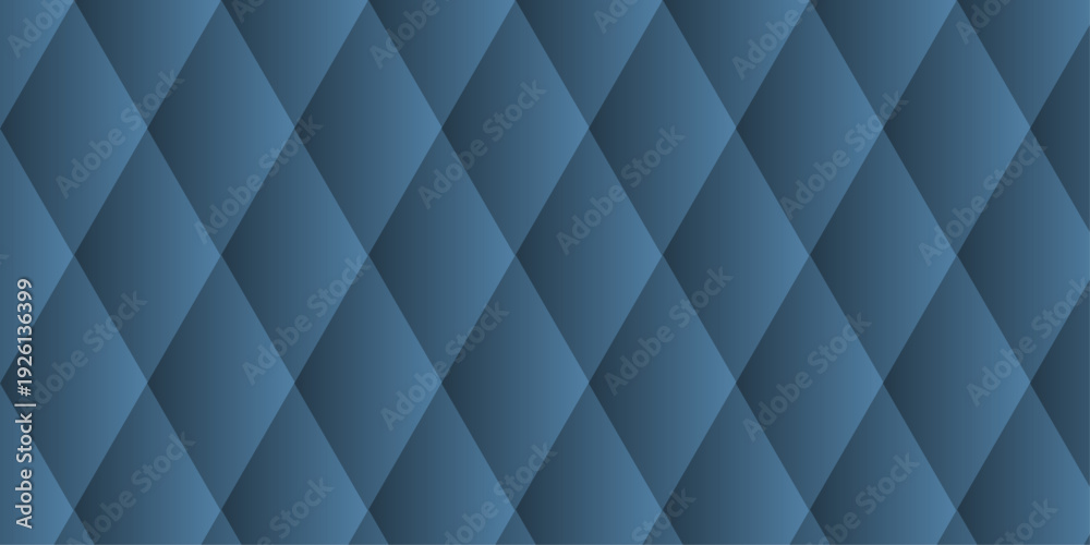 Obraz premium abstract geometric overlap blue gradient mosaic tiles paper square repeat wall decoration tech ornament background