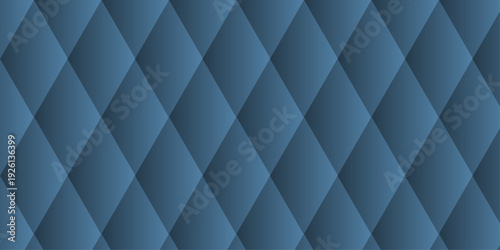 abstract geometric overlap blue gradient mosaic tiles paper square repeat wall decoration tech ornament background