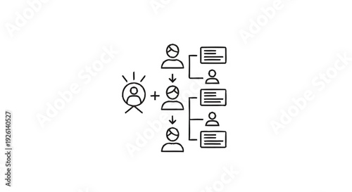 Business Organization Structure and Teamwork Concept.