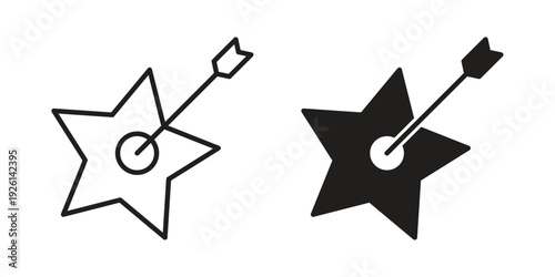 Aptitude icon vector illustrations. vector glyph flat icons
