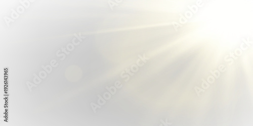 Foto Bright yellow sun rays with radiant glowing center and smooth transparent gradient fade effect