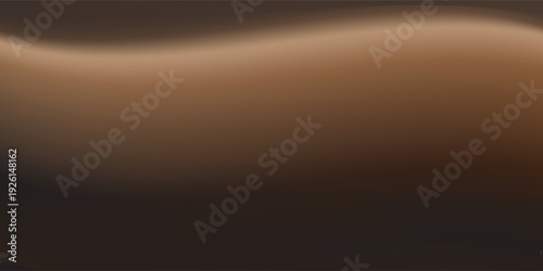 Abstract Brown Silk Wave Background with Smooth Gradient Mesh