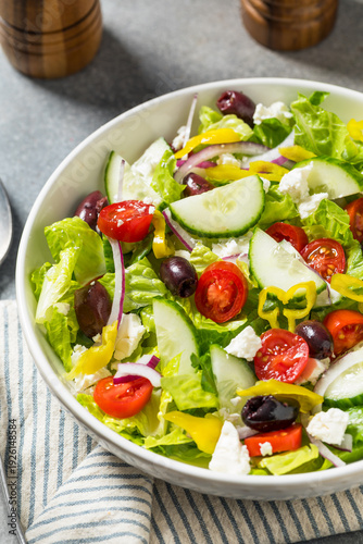 Healthy Organic Greek Salad