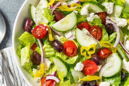 Healthy Organic Greek Salad