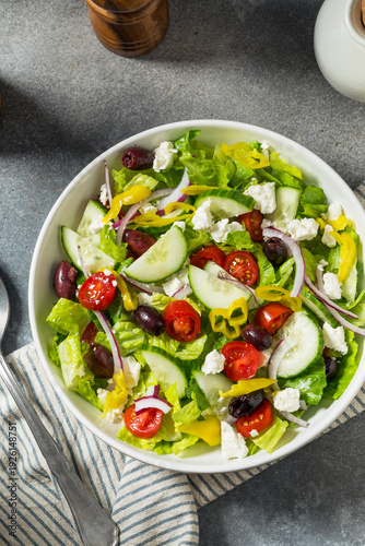 Healthy Organic Greek Salad
