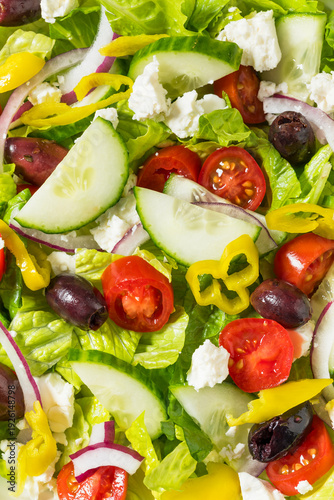 Healthy Organic Greek Salad