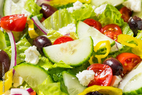 Healthy Organic Greek Salad