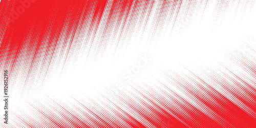 Red and white brush grunge set wrap car sticker pattern abstract banner concept. Sporty lhalftone ines red and white color combination. White red spirit design. Vector eps10