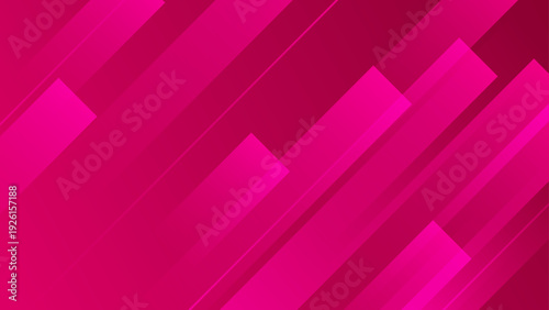 Energetic pink and magenta background with overlapping diagonal bars and modern transparency