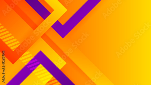 High-energy background featuring bold orange and purple diagonal geometric stripes for sport and tech marketing materials