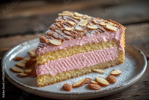 Wallpaper Mural piece of zuger kirschtorte on a plate Torontodigital.ca