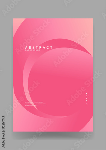 Elegant pink and peach abstract background featuring soft fluid curves and a dreamlike gradient swirl