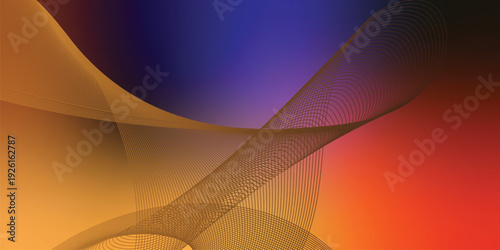 Glowing yellow, Medium, and brown gradient waves flowing across a textured dark grainy background, with soft luminous highlights and smooth blending, ideal for modern header, banner, or poster design.
