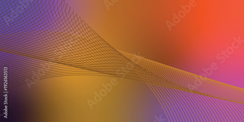 Glowing yellow, Medium, and brown gradient waves flowing across a textured dark grainy background, with soft luminous highlights and smooth blending, ideal for modern header, banner, or poster design.