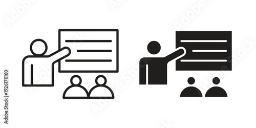 Training icon vector illustrations. vector glyph flat icons