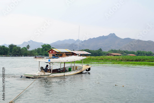 fishing boats on the river