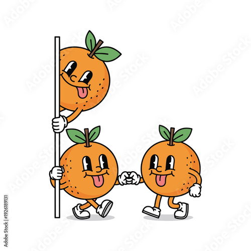 orange fruit character