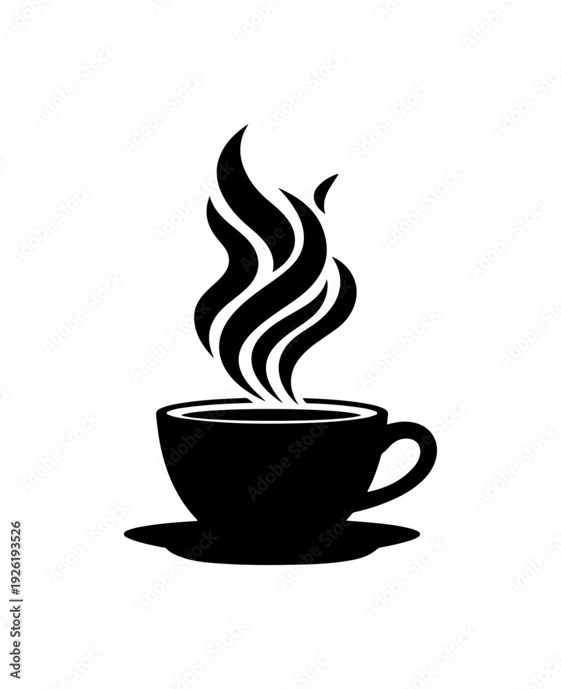 Obraz premium Steaming Coffee Cup