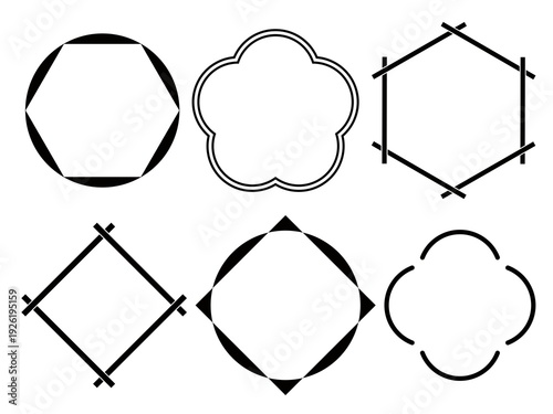 和風フレームセット1