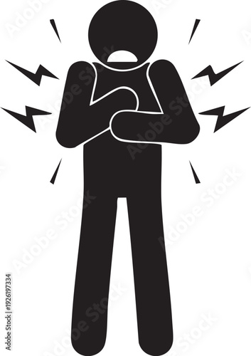 Chest pain Body Angina pectoris Health Thorax, pain, microphone, text png