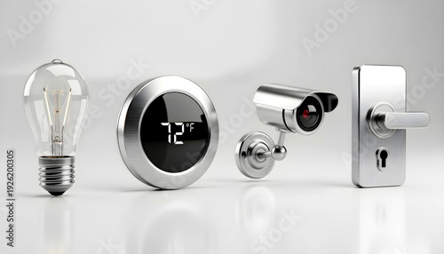 Smart home devices vector