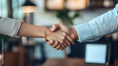 Businesspeople handshake