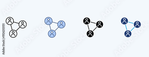 Employee Relations Multiple Icon Illustration Vector