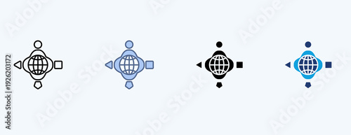 Diversity Inclusion Multiple Icon Illustration Vector