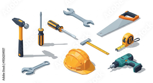 Construction Tools and Safety Equipment.