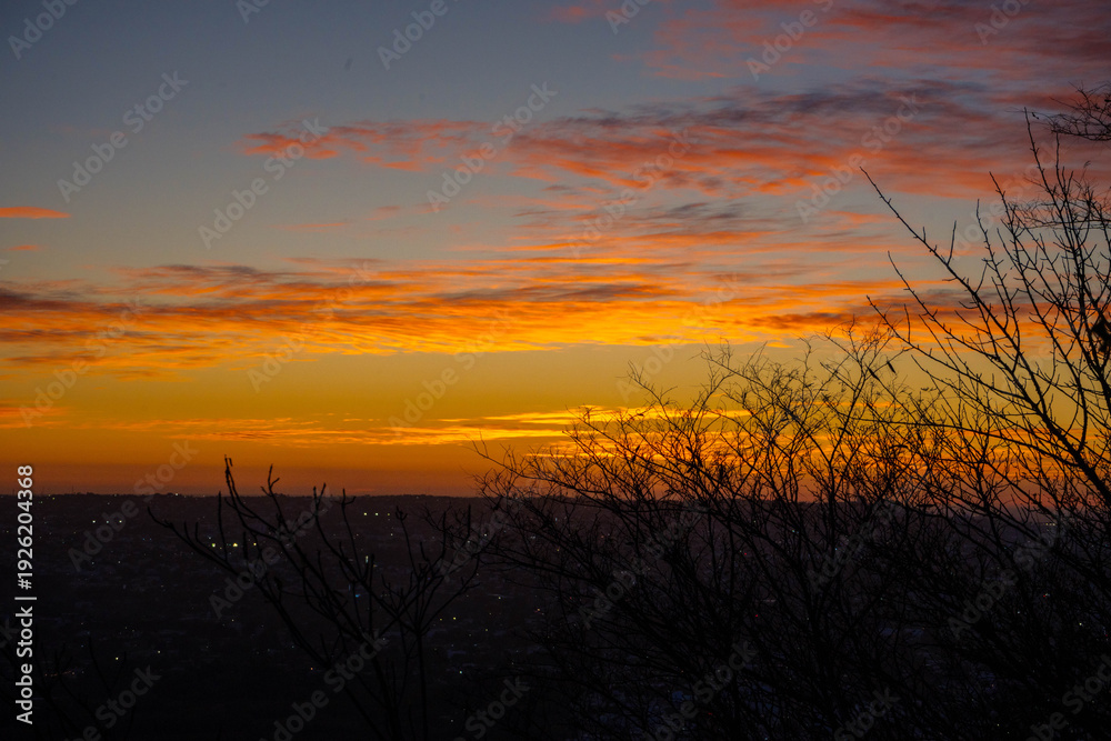 Naklejka premium atardecer