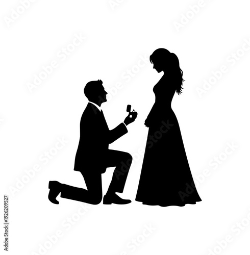 Man Proposing to Woman