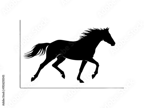 Running Horse Silhouette