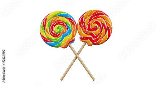 Two Swirled Lollipops
