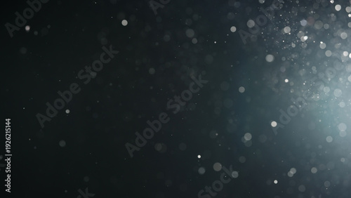 Wallpaper Mural background of particles wave in air over black background and lens flare Torontodigital.ca