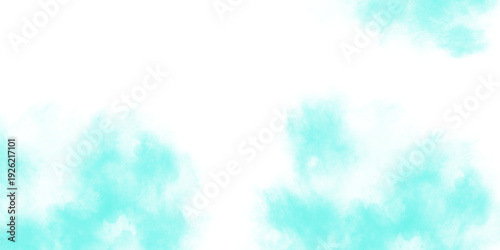 Canvas Print Beautiful abstract blue watercolor background depicting a bright summer sky with