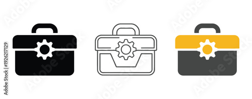 Toolbox Icon Set Multiple Style Collection, Comprehensive Vector Pack Featuring Hand Tools