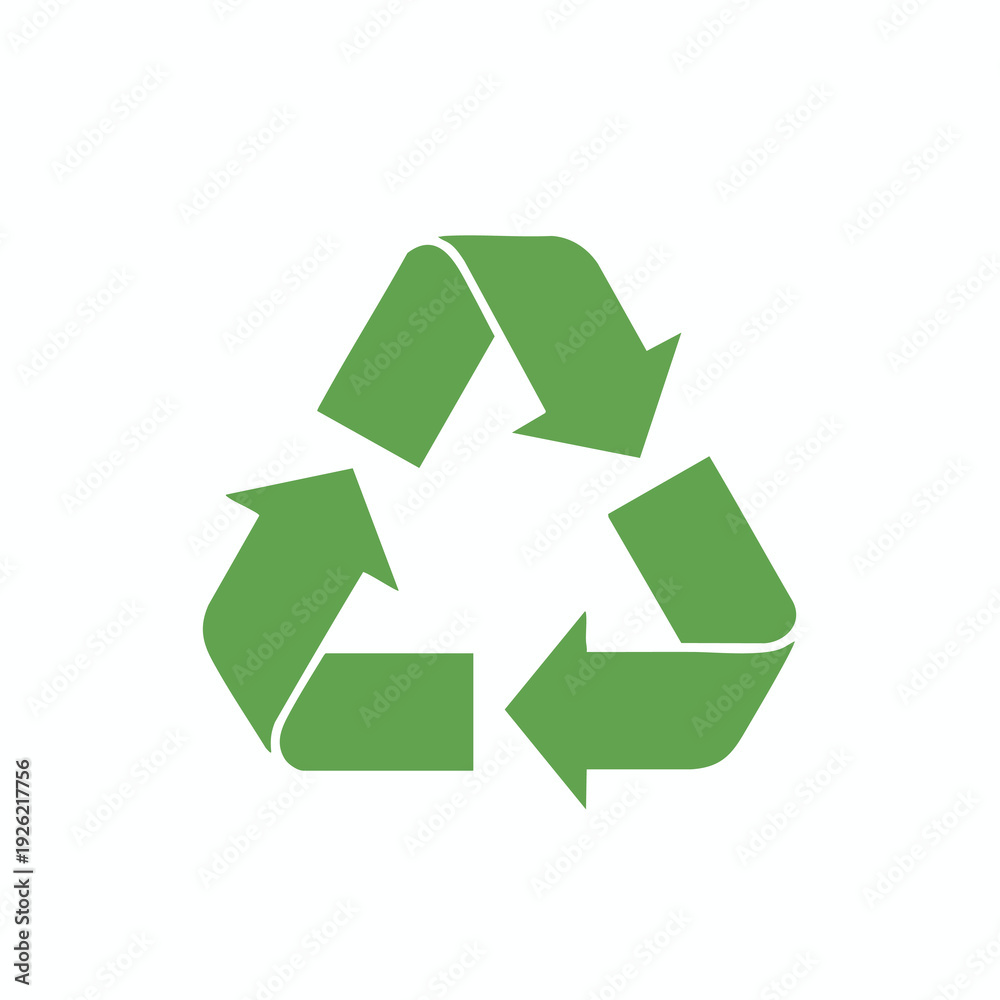 Obraz premium Eco Friendly Recycling Symbol for Sustainable Waste Management