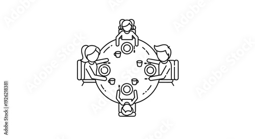 Technical illustration of a mechanical device with gears and levers from a top-down viewpoint