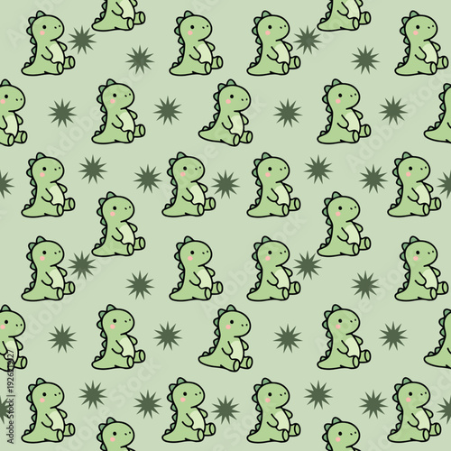 Dianasour print l kids Pattern l bedsheet design l bedsheet print l Dianasour pattern vector 