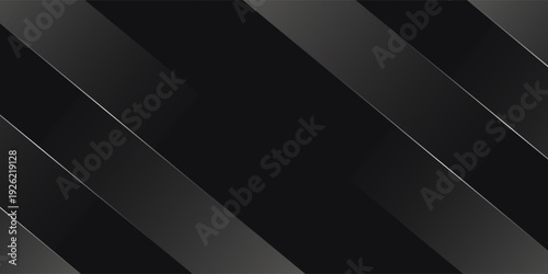 Modern dark black and golden slant lines luxury background. Premium award background. Modern abstract design template.