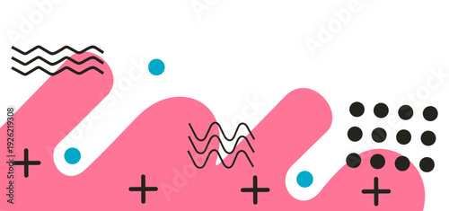 Rounded Memphis Corner